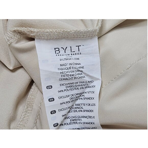 BYLT Premium Basics Kinetic Shorts 7" Men’s 40 Beige Cream Performance Chino - Picture 5 of 13